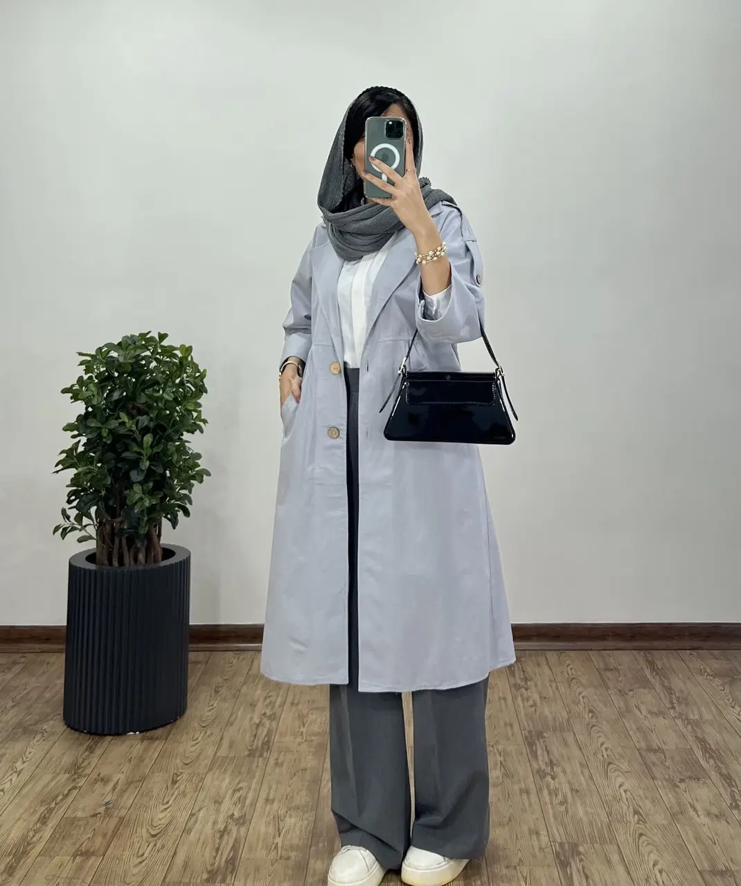 مانتو لینن بلند سحر 6 (ارسال رایگان)
